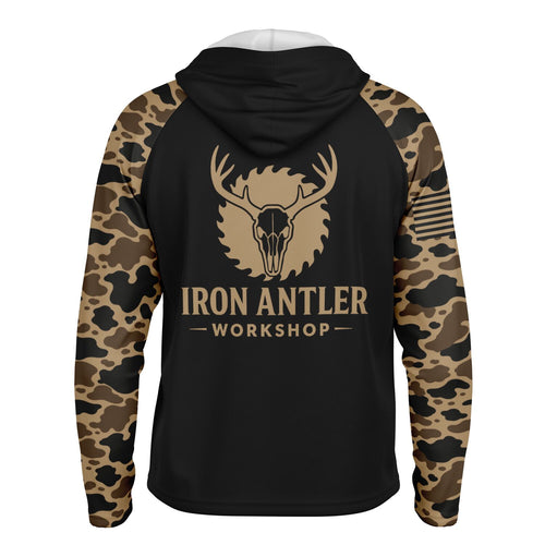 Men's UPF 40+ Performance Sun Hoodie | Iron Antler
