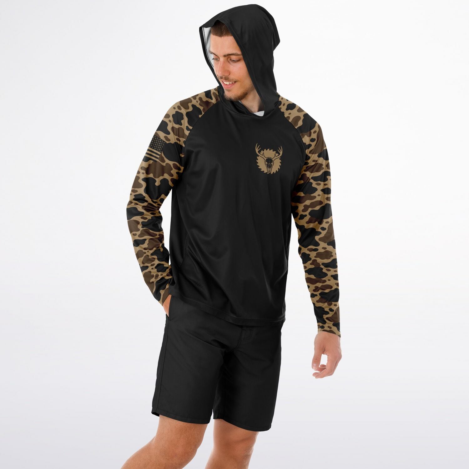 Men's UPF 40+ Performance Sun Hoodie | Iron Antler