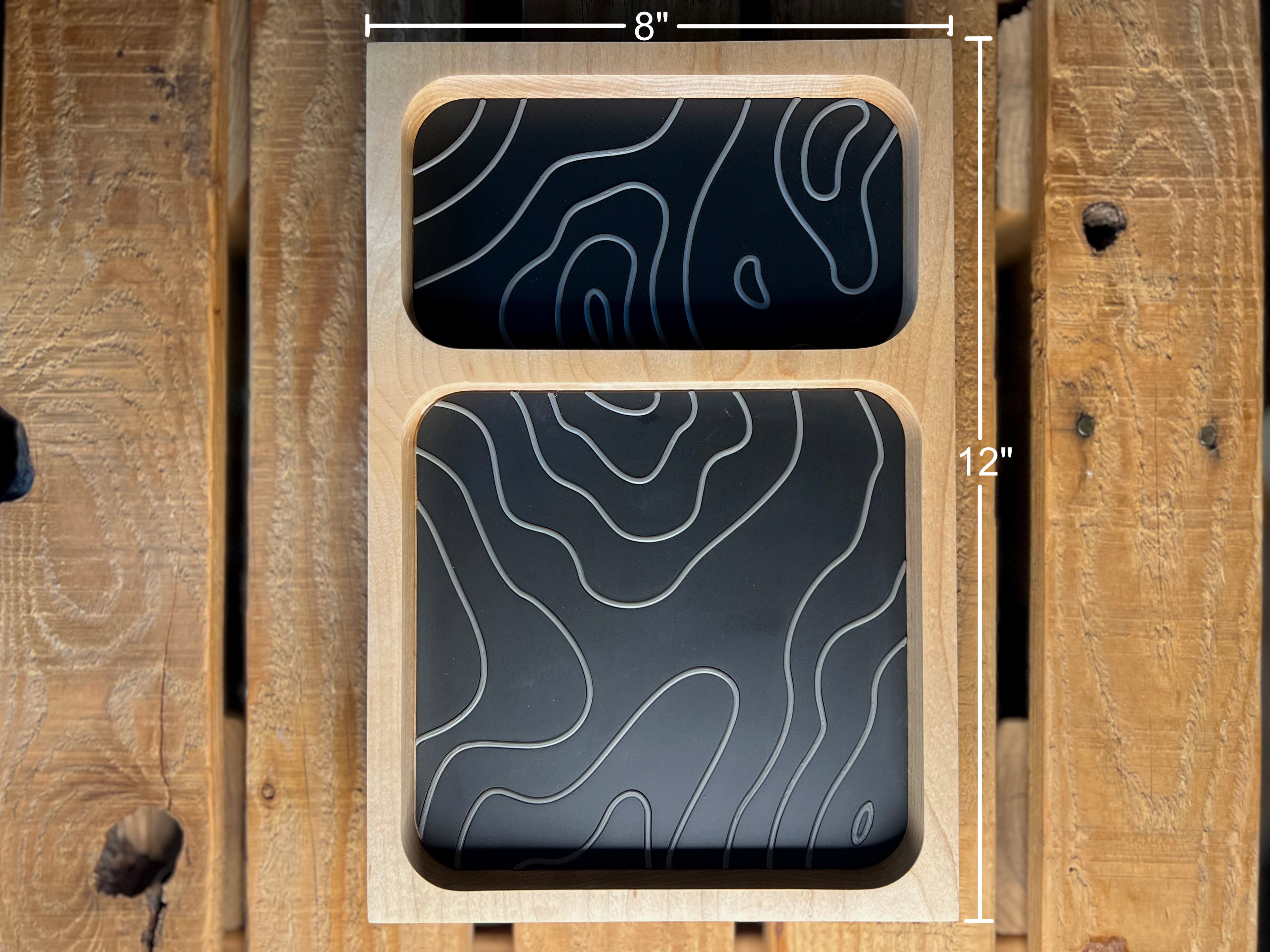 Maple EDC Valet Tray | Handcrafted Wooden Organizer
