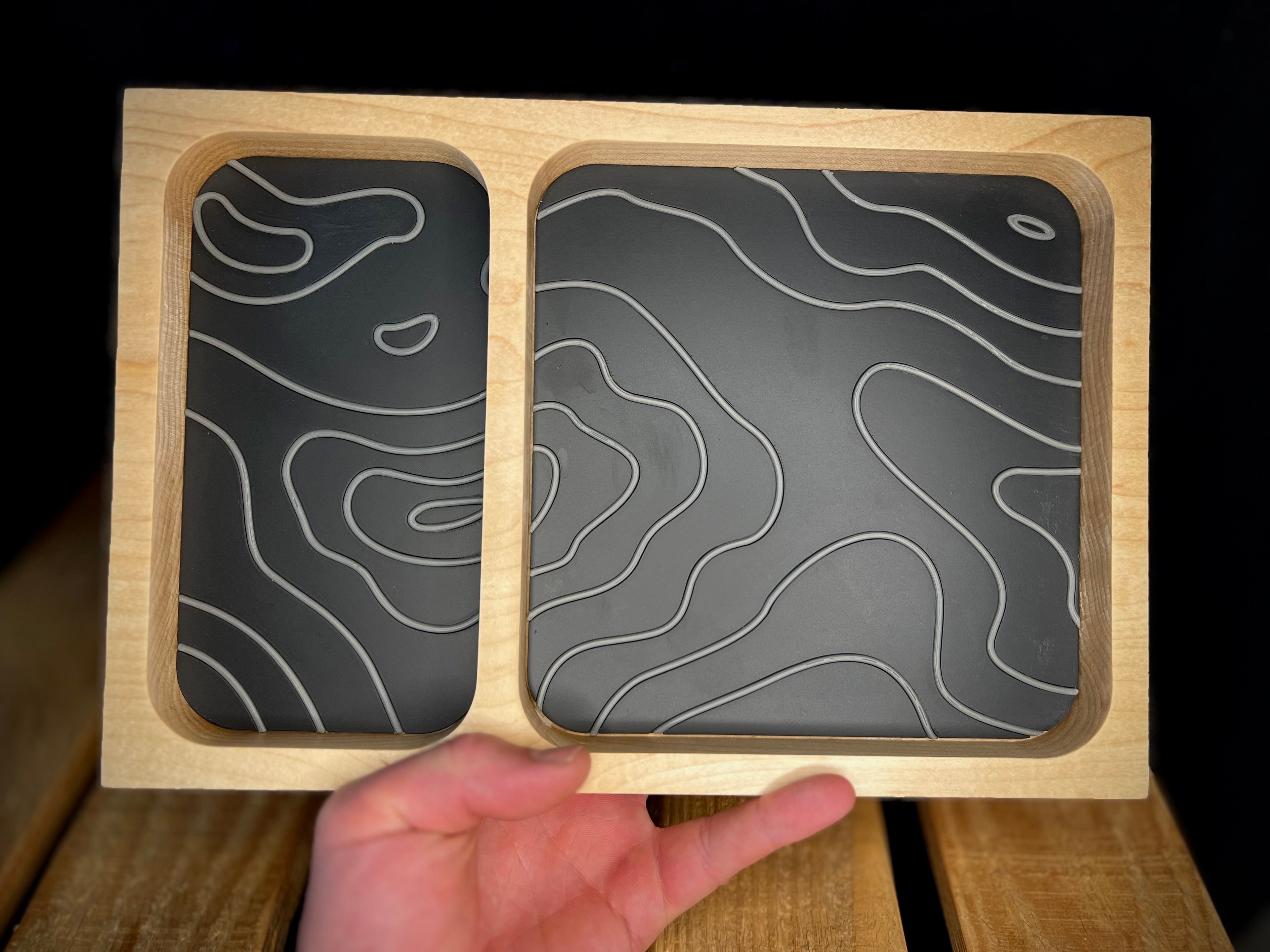 Maple EDC Valet Tray | Handcrafted Wooden Organizer