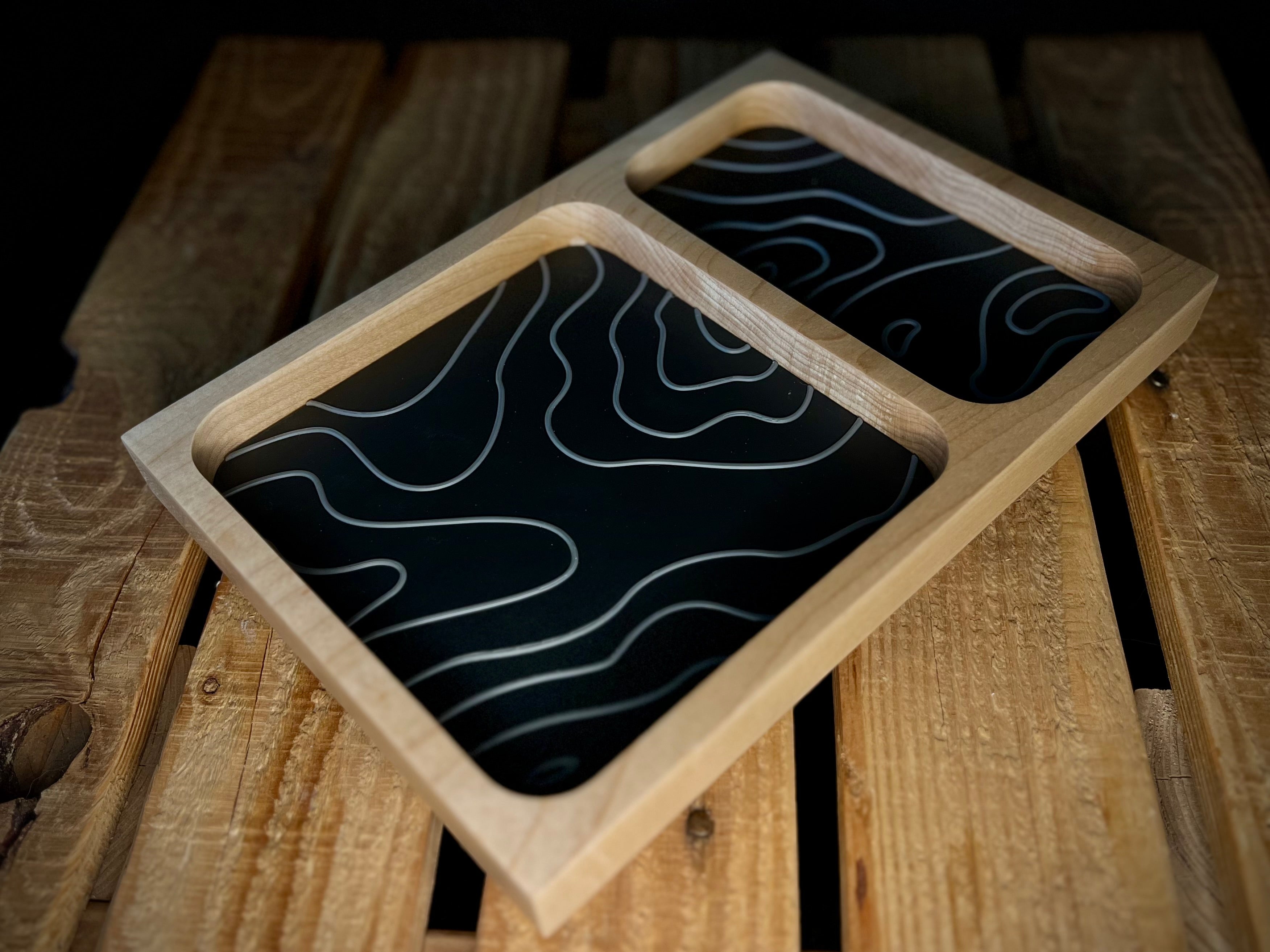 Maple EDC Valet Tray | Handcrafted Wooden Organizer