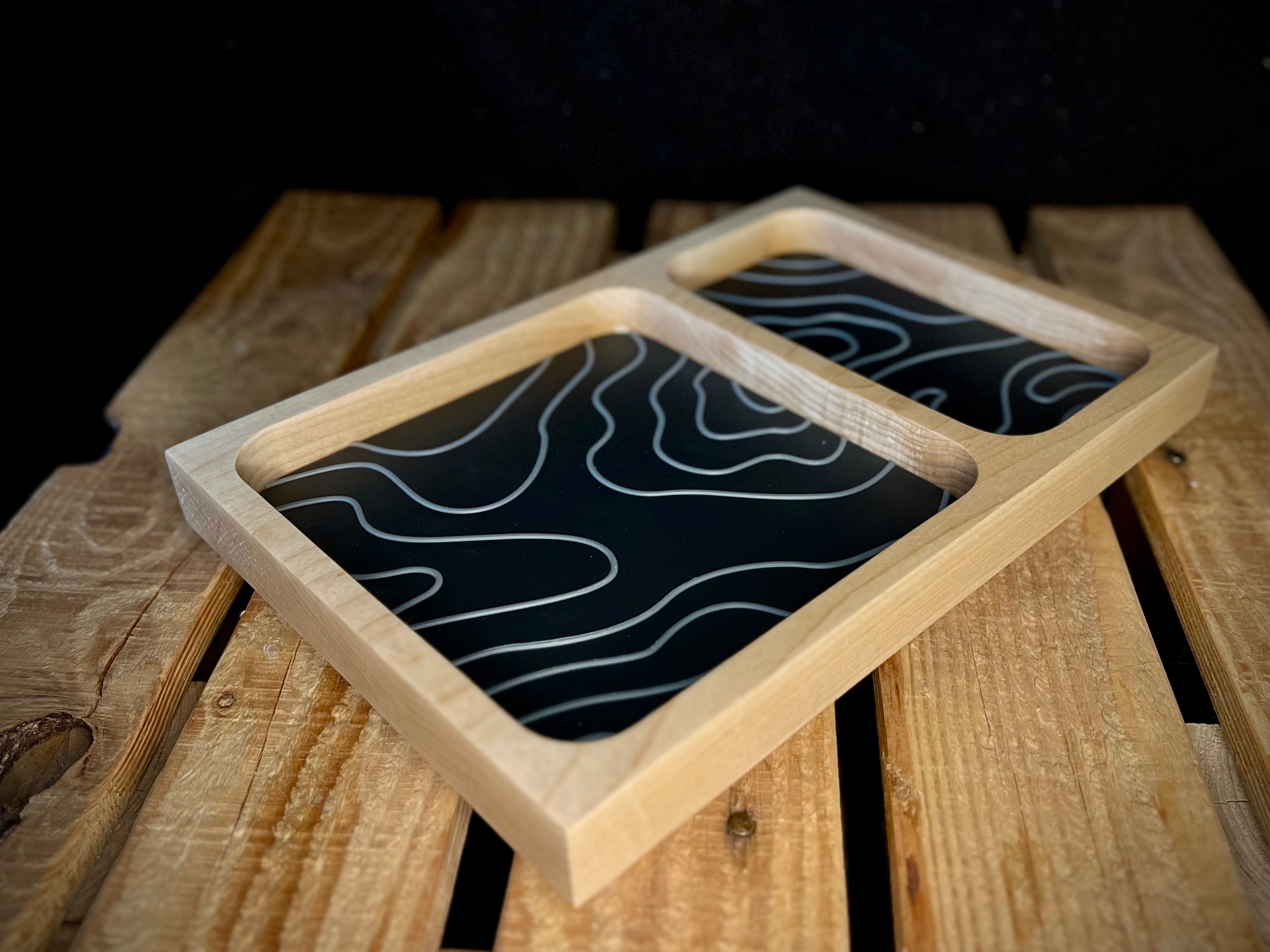 Maple EDC Valet Tray | Handcrafted Wooden Organizer